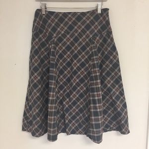 Cato cotton plaid skirt